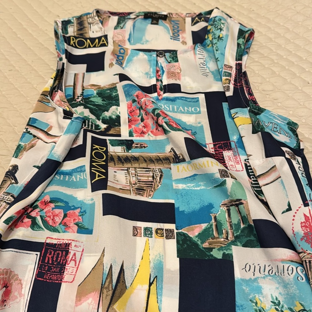 Talbots M Petite silky top